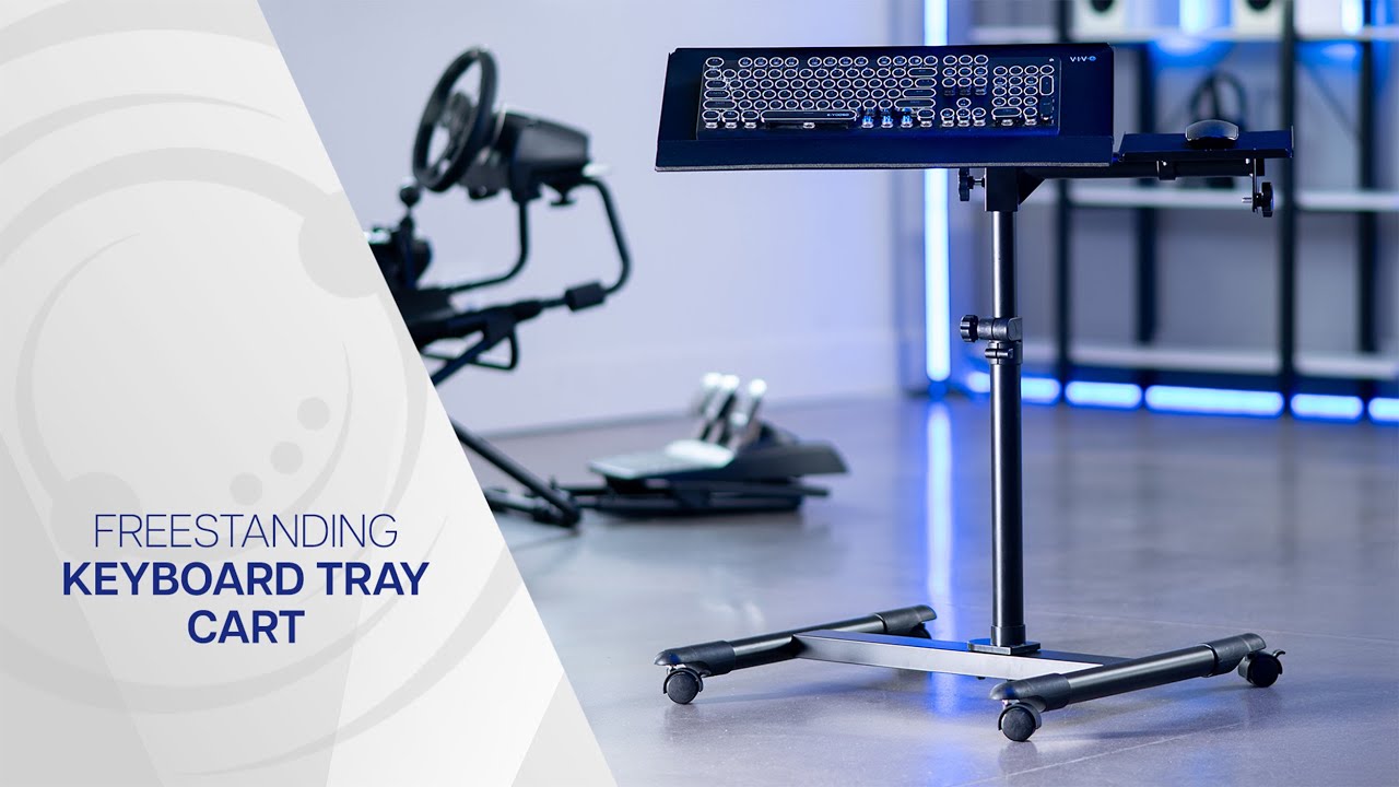 CART-KB1A Freestanding Keyboard Tray Cart by VIVO