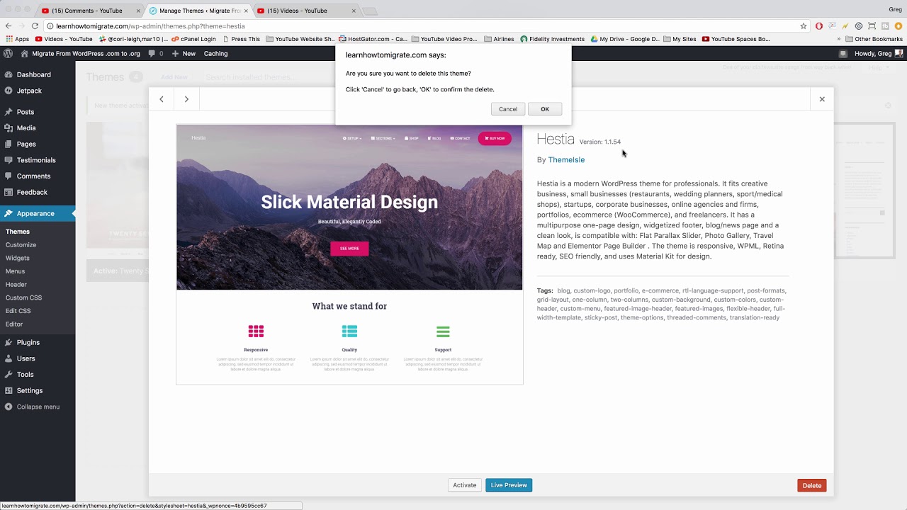 add new theme or plugin to wordpress youtube wordpress theme