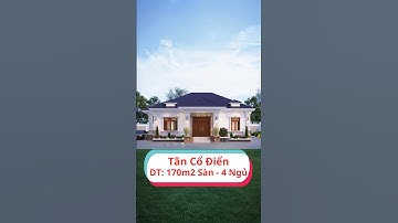 Biệt thự vườn 1 tầng tân cổ điển sở hữu 2 mặt tiền sang trọng #shorts