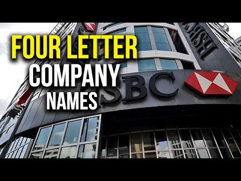 top 5 best four letter company names youtube