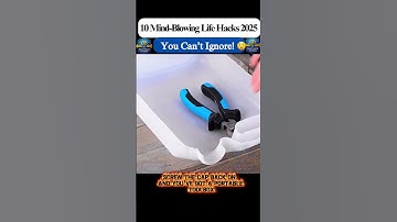 10 Mind-Blowing Life Hacks 2025 You Can’t Ignore! 😲💡 #mindblowinghacks #automotivediy #hack2025