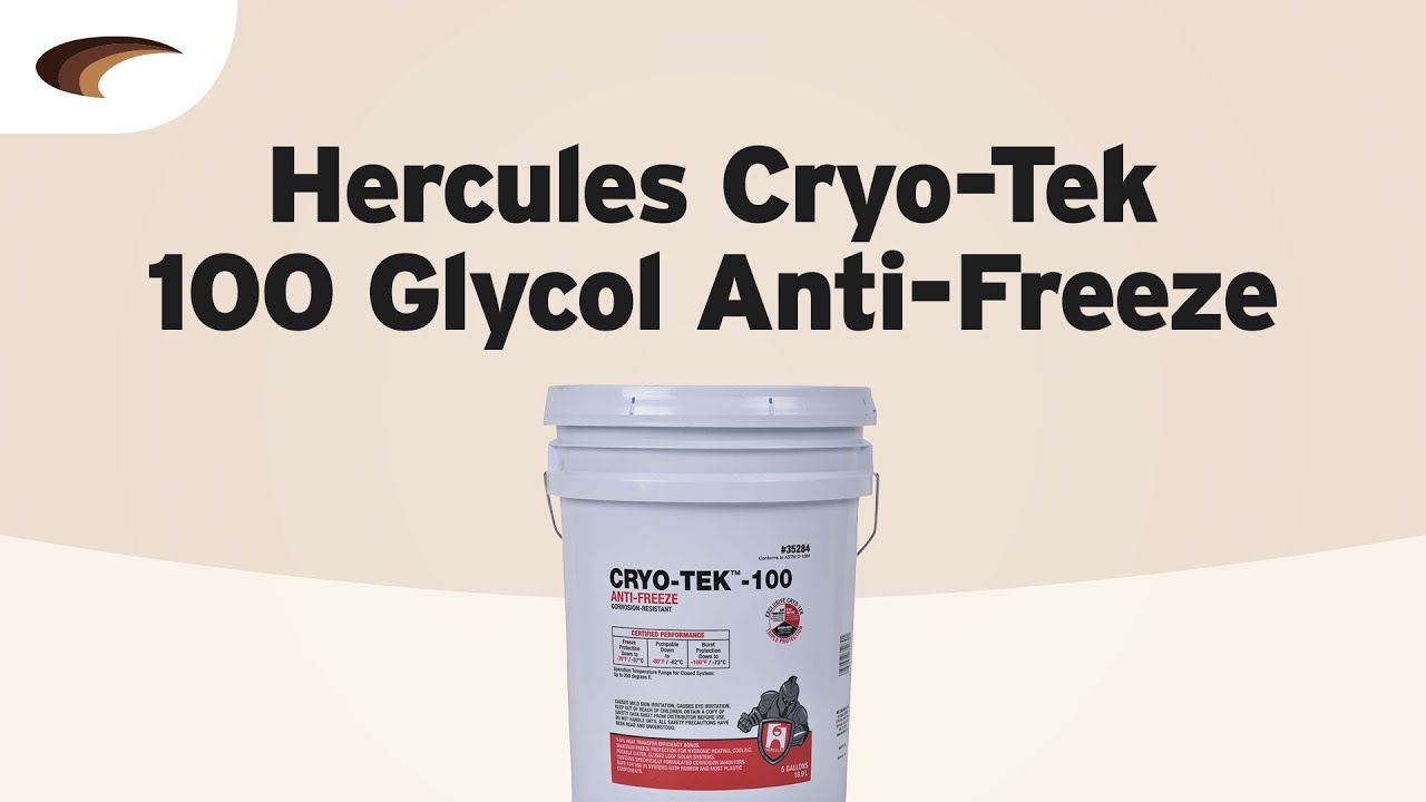 CryoTek 100 Glycol AntiFreeze YouTube