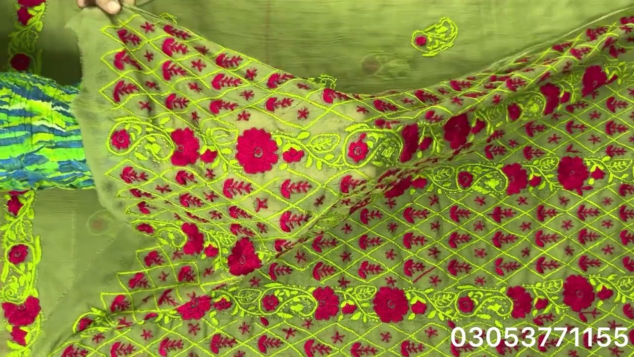 Sale sale hand Embroided 2 pc dresses 03053771155