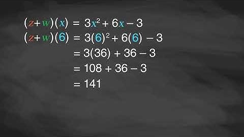 Combining and Evaluating Polynomial Functions