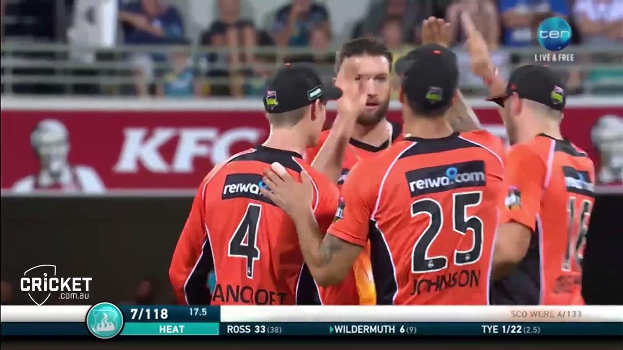 Terrific Tye takes a hat-trick at the Gabba