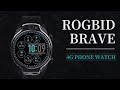 【Unboxing-Rogbid Brave】Face ID 4G LTE SIM 3GB 32GB Smart Watches Android with GPS Dual 8MP Camera