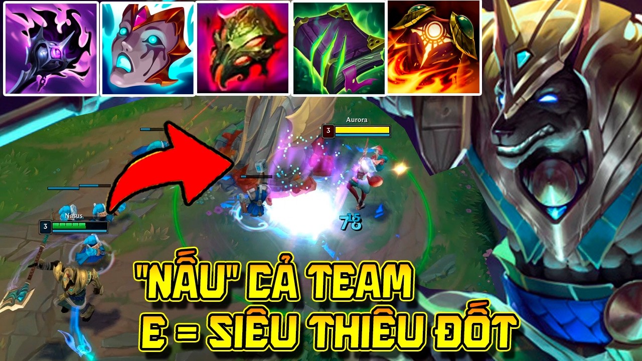 ĐỪNG CHƠI NASUS Q NỮA! THỬ NGAY NASUS AP URF FULL ĐỒ THIÊU ĐỐT SIÊU ỨC CHẾ TRONG!!