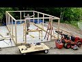 One Man Builds Post and Beam Barn Kit Bought off the INTERNET