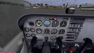 FSX, C172, training flight
