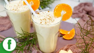 Breakfast smoothie with orange, apple, yogurt and oat milk screenshot 1