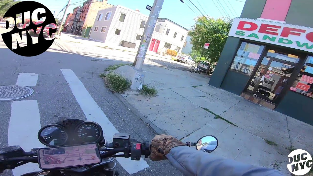 Downtown Brooklyn - Hot and Cheesy Ride to Defonte's in Redhook - v1719