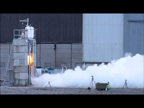 TM65 rocket engine test