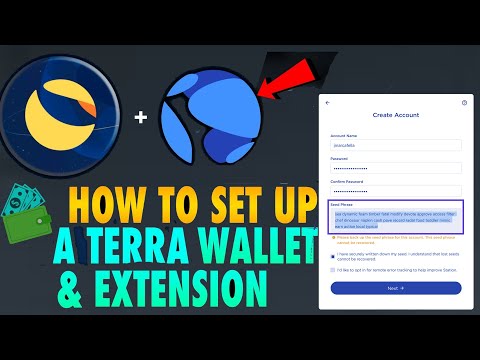 How To Set Up Terra Wallet Extension and Create Account | Terra Luna Wallet