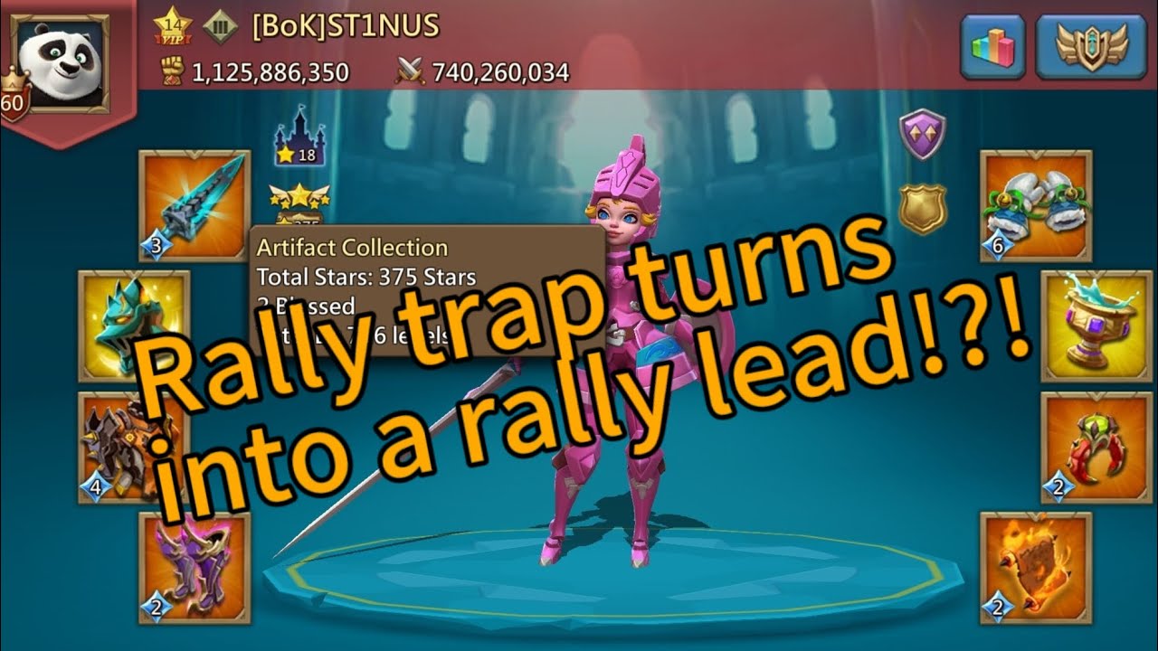 Rally Trap Rallies targets In KvK - Lords Mobile - YouTube