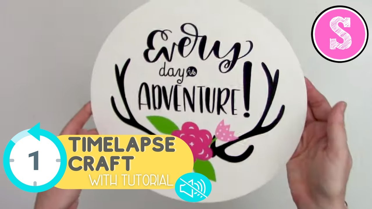 How to Put Vinyl on Wood Signs (Timelapse with Tutorial) YouTube