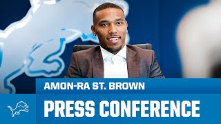 Amon-Ra St. Brown Contract Extension Press Conference | April 26, 2024 Details