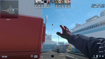 CS2 Nuke Garage one way smoke