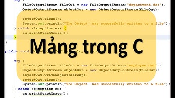 Lập trình C - Mảng (array) trong C và các ví dụ