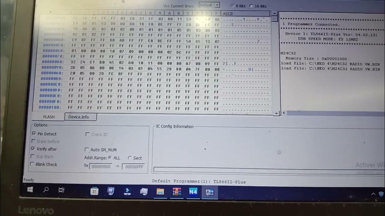 code radio RCD300 VWZ2Z2 EEPROM ST 24C32 par NEO4 YouTube