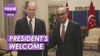 Prince William Meets Singapore's Leaders at Istana Palace