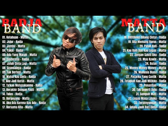 Matta & Radja (Full Album) Terbaik 2021 - Lagu Lagu Pop Indonesia Terpopuler Sepanjang Masa class=