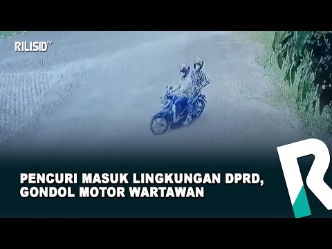 Pencuri Masuk Lingkungan DPRD, Gondol Motor Wartawan