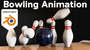 Bowling Animation 🎳 (Blender Tutorial Trailer)