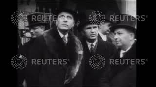 1935 Polish Americans pay homage to Marshal Pilsudski in Krakau