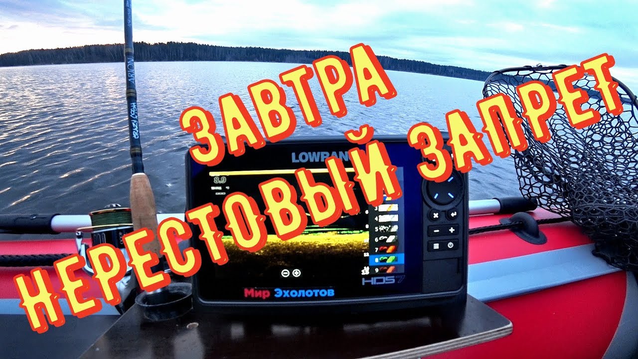 Рыбалка. Завтра НЕРЕСТОВЫЙ ЗАПРЕТ 2020