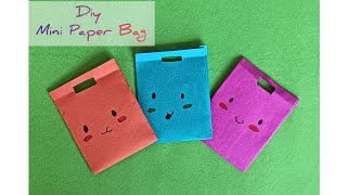 Mini paper bag with handles/ mini shopping bag