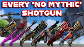 Ranking EVERY 'NO MYTHIC' SHOTGUN In FORTNITE HISTORY From WORST To BEST