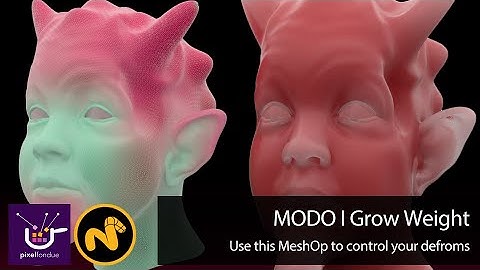 MODO | Morphin with a procedural weight map