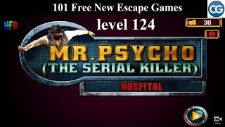 101 Free New Escape Games level 124- Mr Psycho The Serial Killer  HOSPITAL - Complete Game screenshot 5