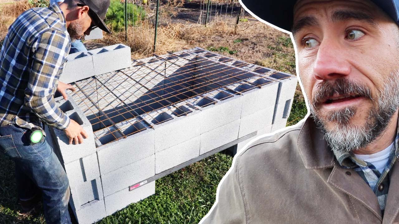 Getting the Homestead ready to Cook a Hog/ Family VLOG - YouTube