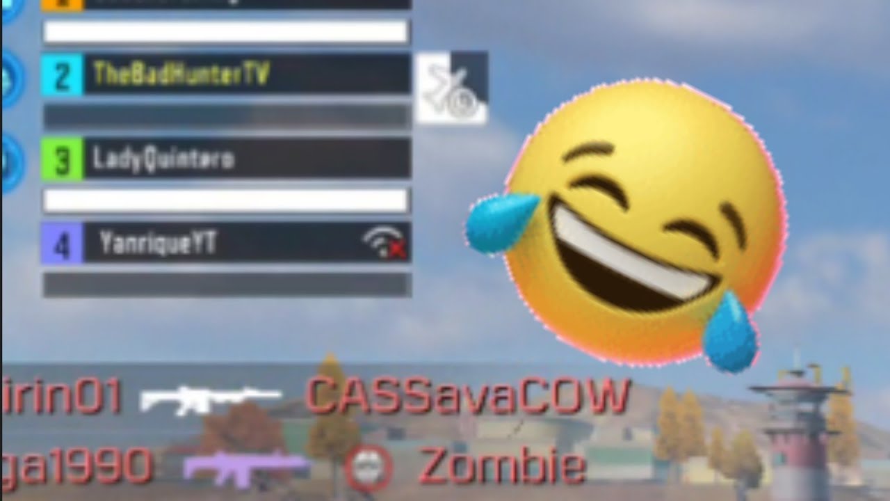 YANRIQUE rage quit the game when we played toghether, on cod mobile battle royale ! 