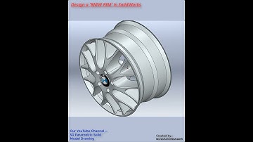 Design BMW RIM in SolidWorks | CAD Design | @3D Parametric Solid Model Drawing