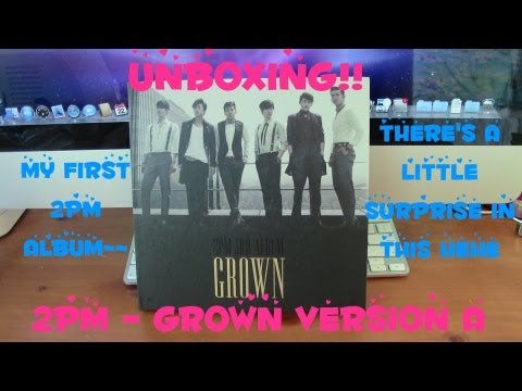 UNBOXING] 2PM - 3rd Album Grown (Version A) - YouTube