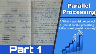 01- What Is Parallel Processing In Computer Architecture | Types of parallel computing || Hindi