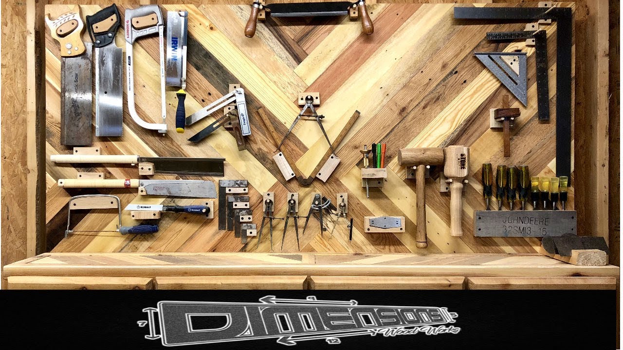 Tool Wall // DIY // From Pallet Wood