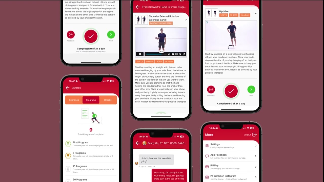 Locomotion Physical Therapy App