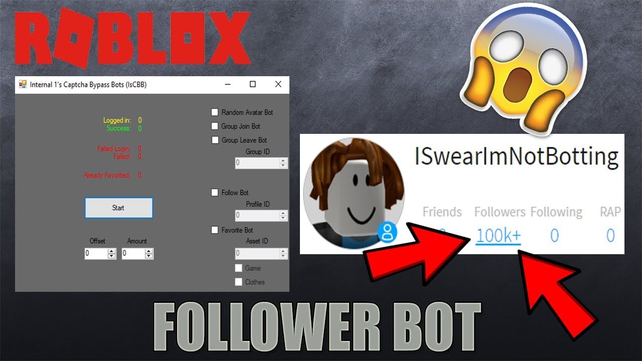 *NEW* Roblox Follower Bot 100k Followers [FREE] YouTube