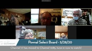 Pownal Select Board - 5/28/20