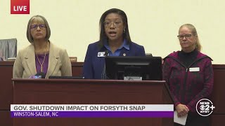 Forsyth Co. addresses government shutdown impacts on SNAP, WIC | FULL PRESSER