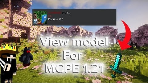 View Model mod for MCPE 1.21 || Mod review by @Not_zhoopy_07 || View model like java 1.21 ||