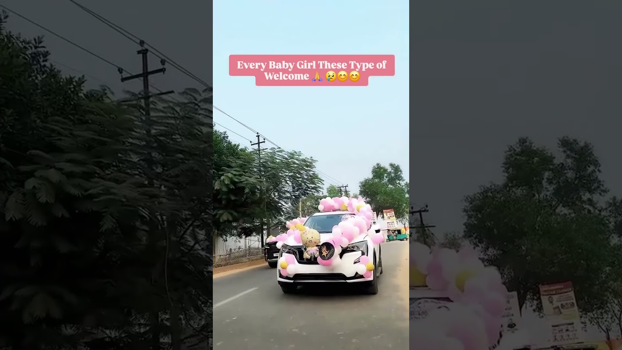 Grand welcome baby girl decoration at home. Starting 999rs onward for more detail contact 7450960060