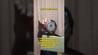 Experiment on the sharpness of kite thread semut merah indonesia using cardboard
