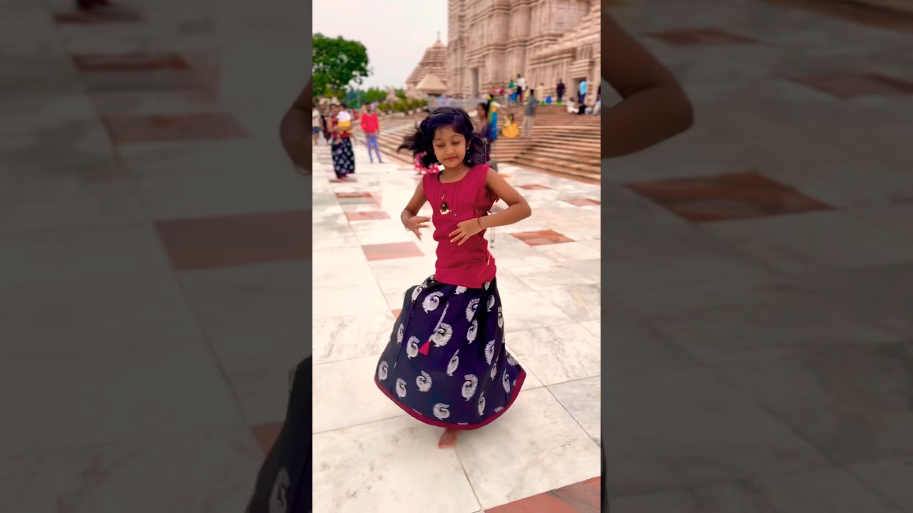 Chinese dance about Indian classical and folk dancing present, West Bengal popular temple👉