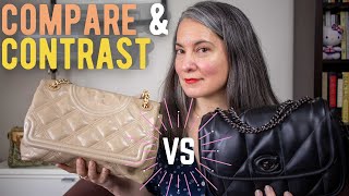 Coach Pillow Madison vs. Tory Burch Fleming Soft Shoulder Bags - Comparison, Review, What Fits!