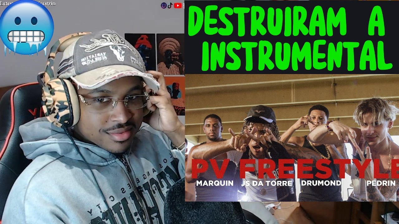 🇲🇿 GRINGO ESCUTA PELA PRIMEIRA VEZ PV Freestyle - Drumond | Marquin | Pedrin | Js da Torre