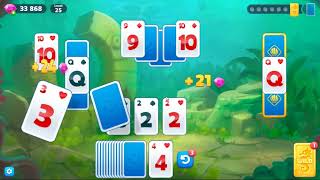 Fishdom Solitaire Level 25 - NO BOOSTERS GAMEPLAY 🐠🃏 | SKILLGAMING ✔️